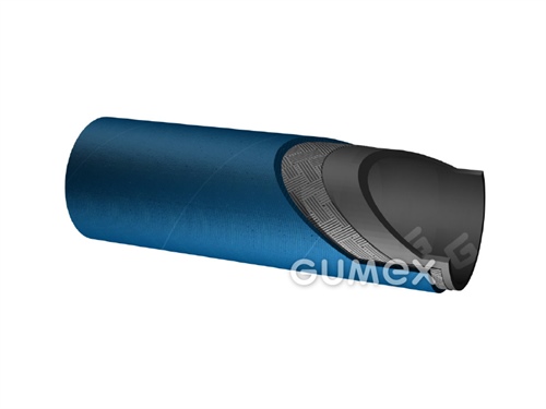 Hydraulická hadice pro čistící stroje ALFAJET 210 1SN, 10/15,6mm, 210bar, SBR/SBR, ocelový výplet, -40°C/+155°C, modrá